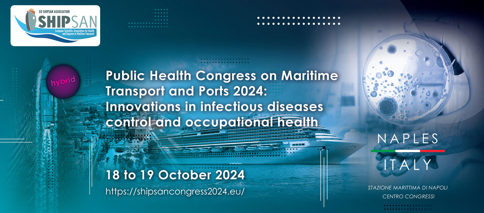 Public Health Congress on Maritime Transport and Ports 2024 (18-19 October 2024, Naples – Italy)